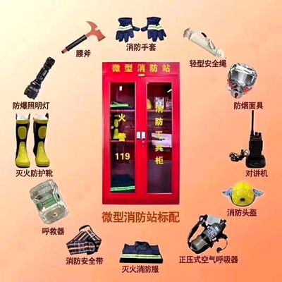 武汉微型消防站装备柜不同配置满足建站需求